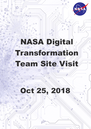NASA Digital Transformation Team Site Visit